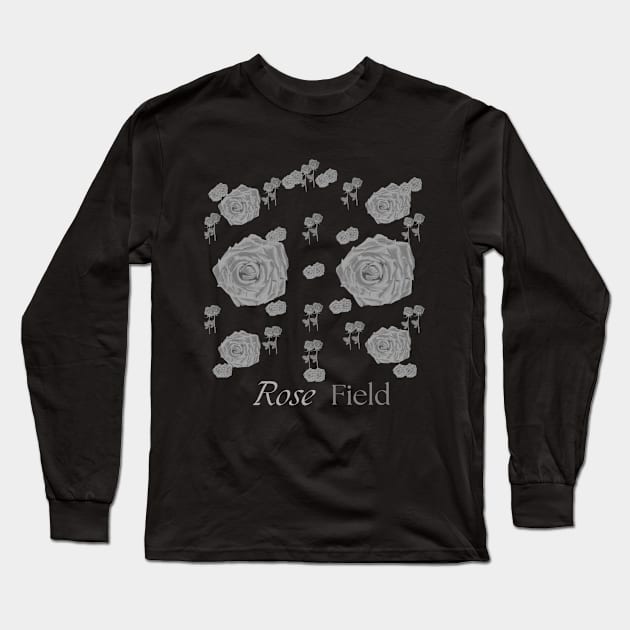 ROSE FIELD Long Sleeve T-Shirt by SHAKIR GAUTAMA 